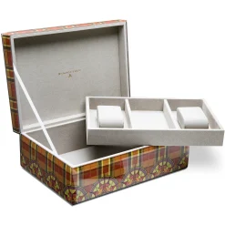 Hot MacKenzie-Childs Plaiditudes Men'S Jewelry Box