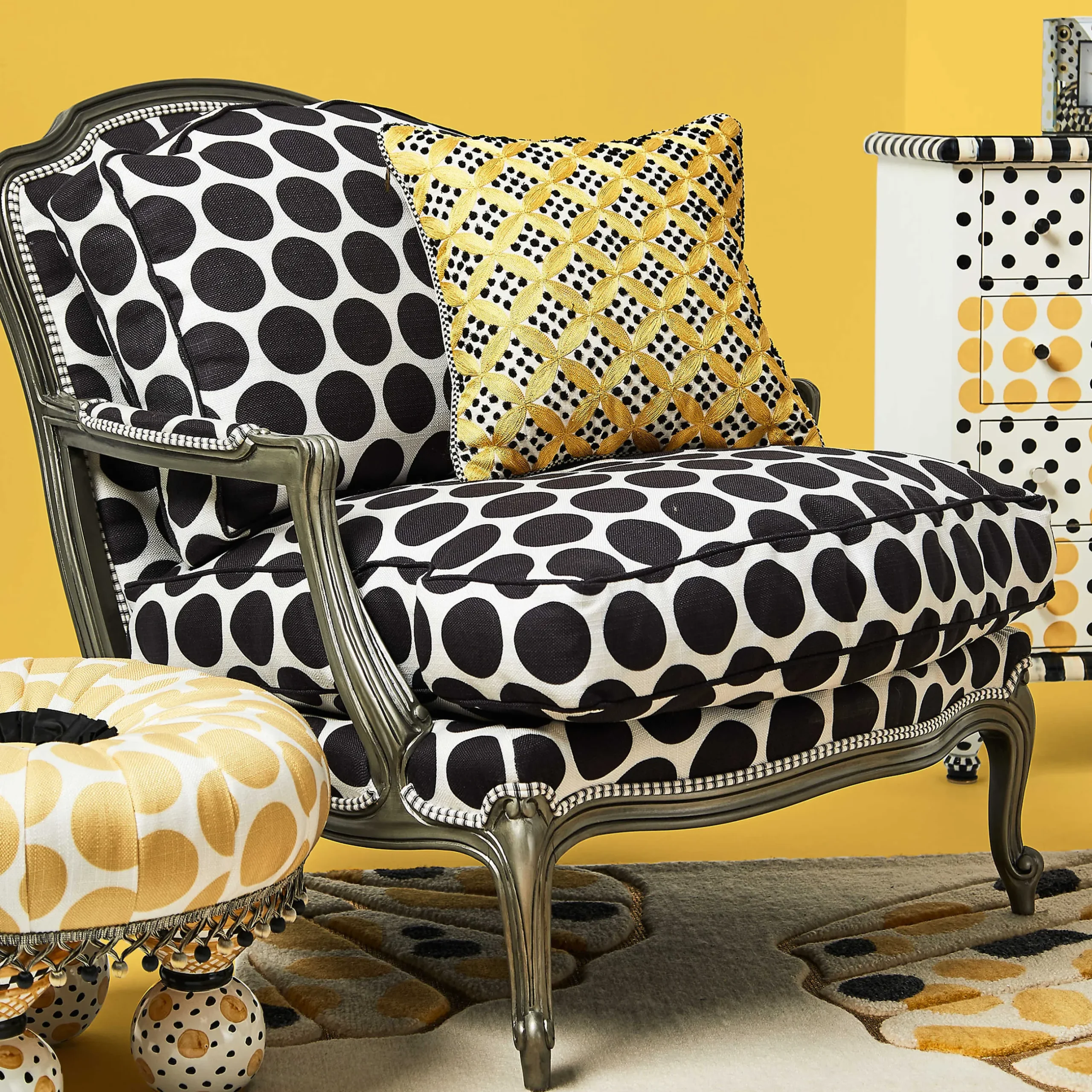 Clearance MacKenzie-Childs Point Counter Point Pillow