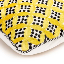Clearance MacKenzie-Childs Point Counter Point Pillow