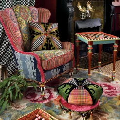 Hot MacKenzie-Childs Portobello Road Square Pillow