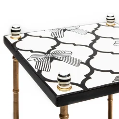 Clearance MacKenzie-Childs Pretty As A Bow 3 Tiered Table