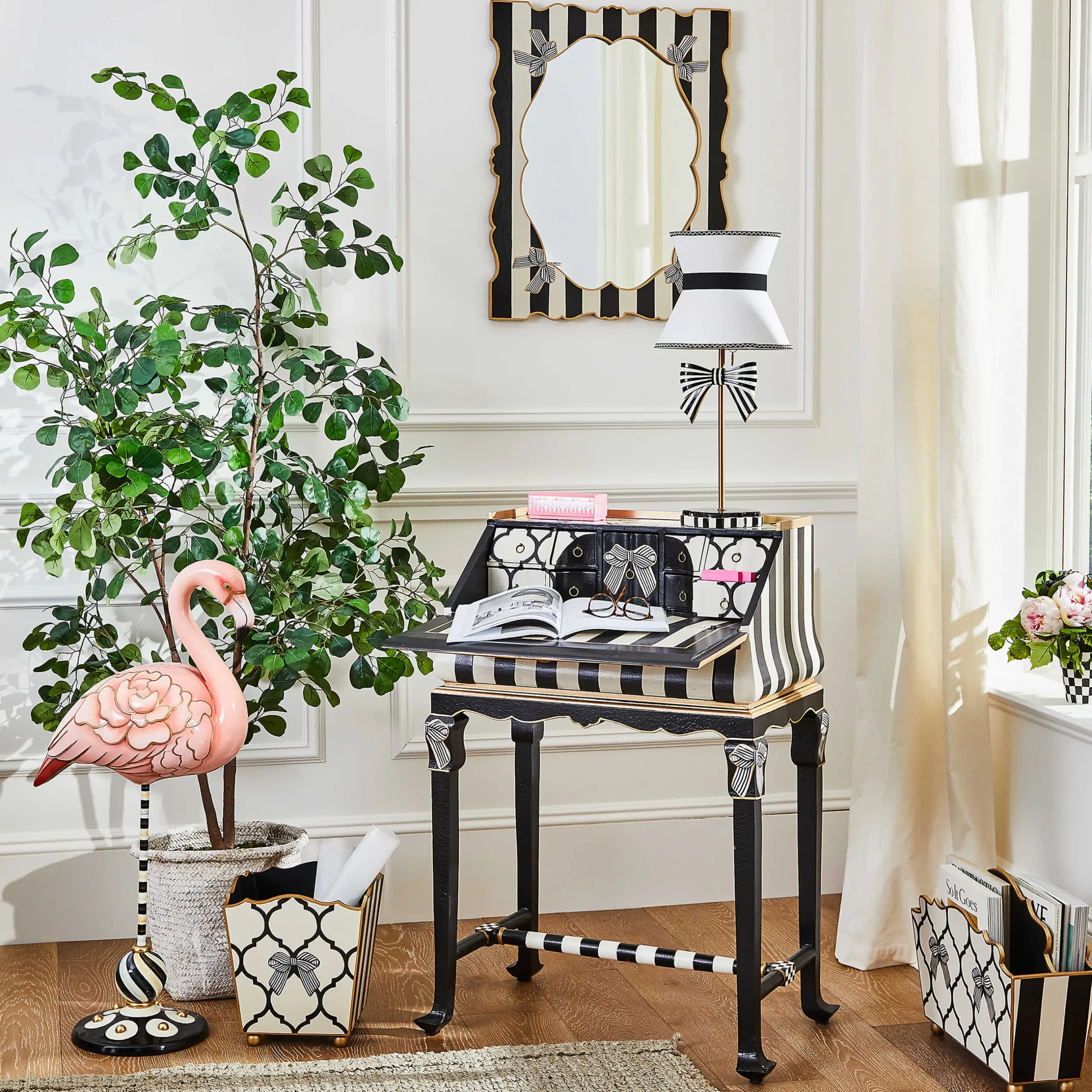 Best MacKenzie-Childs Pretty As A Bow Writing Desk