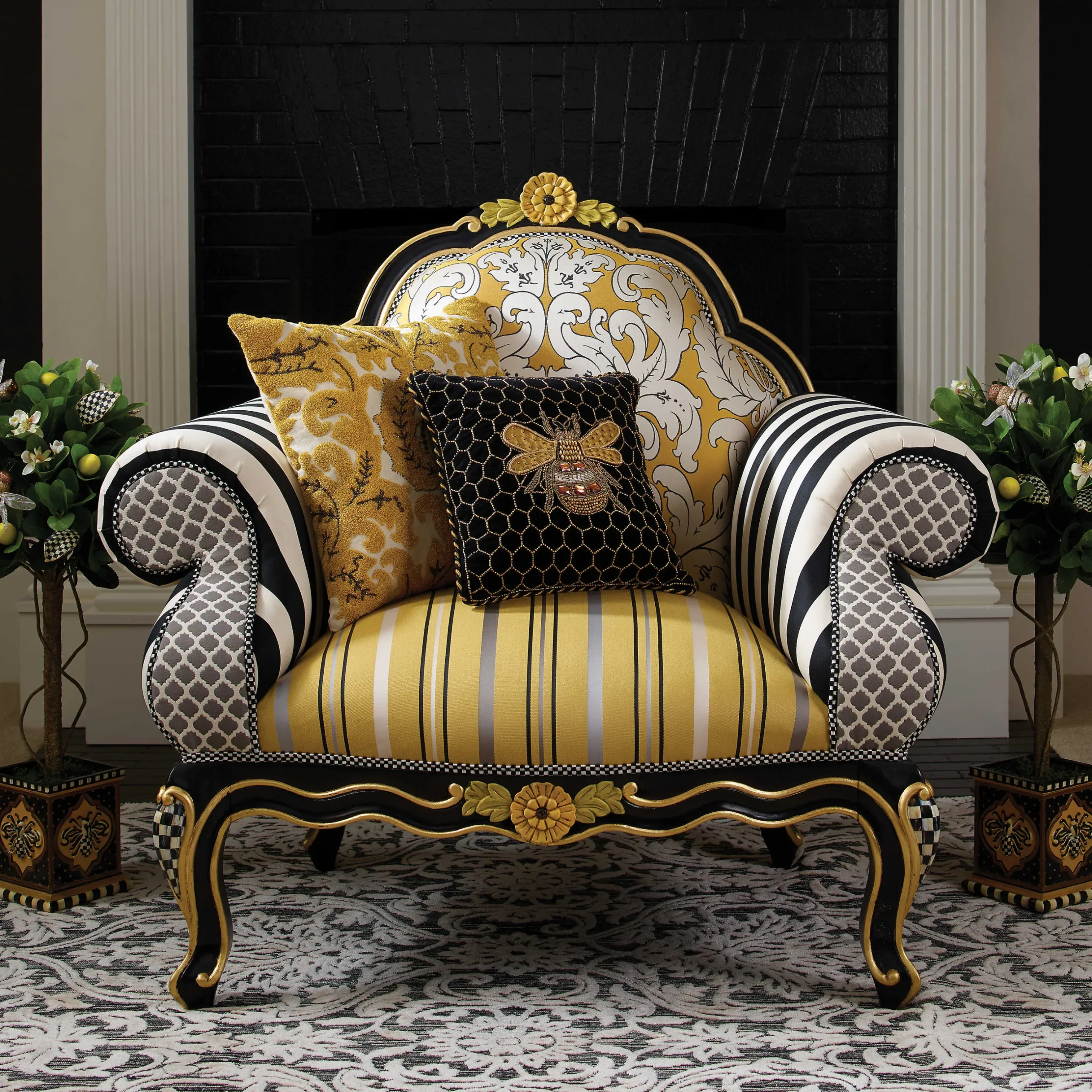 Outlet MacKenzie-Childs Queen Bee Chair