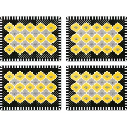 MacKenzie-Childs Queen Bee Cork Back Placemats - Set Of 4