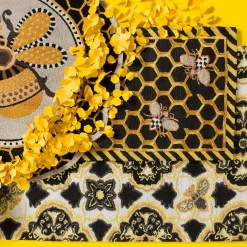 Discount MacKenzie-Childs Queen Bee Indoor/Outdoor Rug - 3' X 5'
