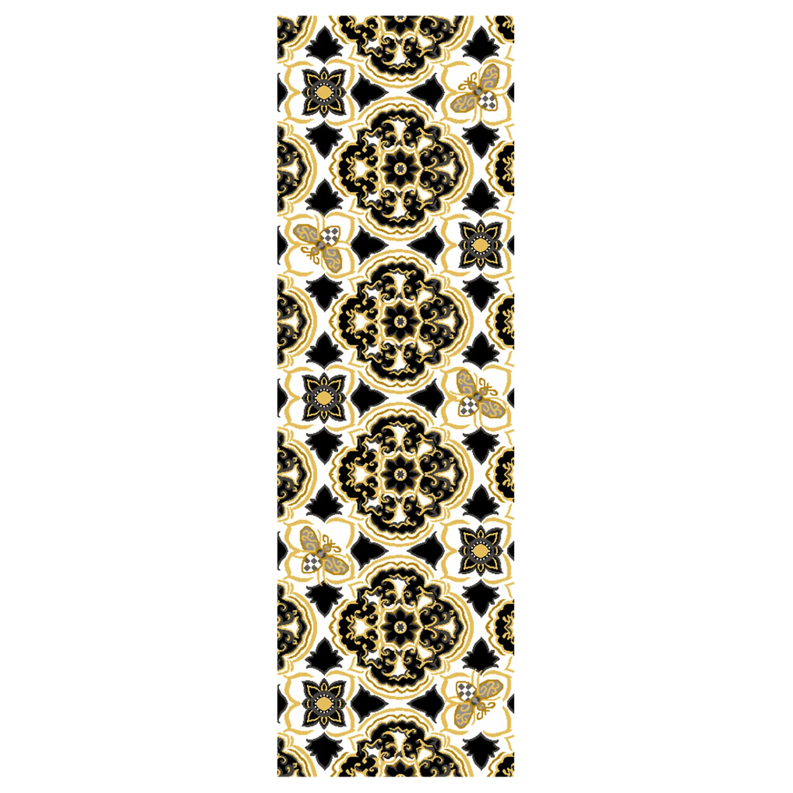 Hot MacKenzie-Childs Queen Bee Indoor/Outdoor Rug - 2'6" X 8' Runner