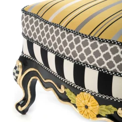 Discount MacKenzie-Childs Queen Bee Ottoman