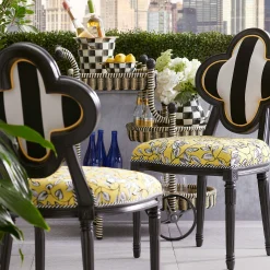 Best MacKenzie-Childs Queen Bee Outdoor Dining Chair