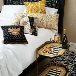 Discount MacKenzie-Childs Queen Bee Pillow