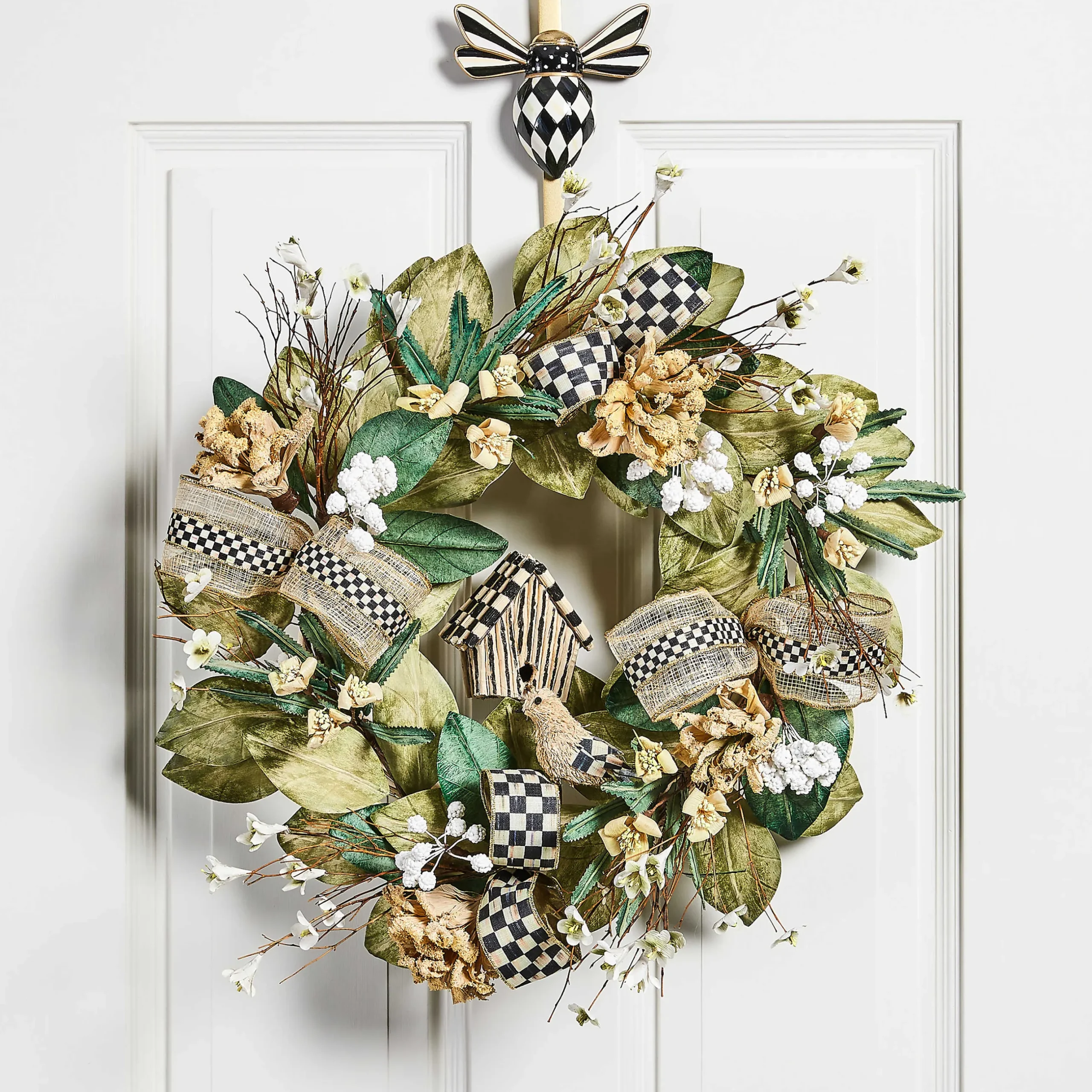 New MacKenzie-Childs Queen Bee Wreath Hanger