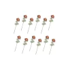 MacKenzie-Childs Ranunculus Bouquet - Peach - Set Of 12