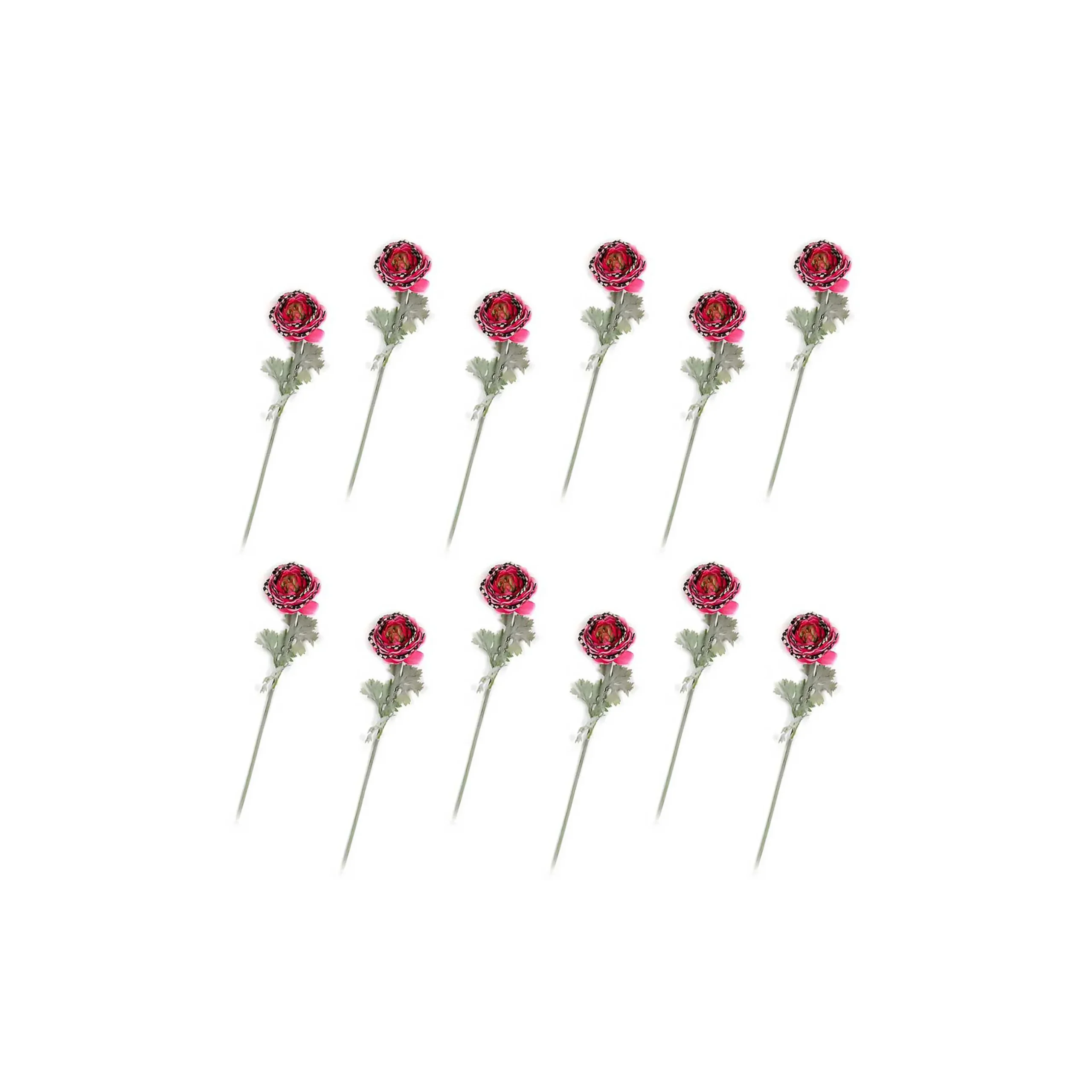 Outlet MacKenzie-Childs Ranunculus Bouquet - Pink - Set Of 12