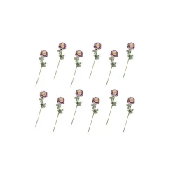 Online MacKenzie-Childs Ranunculus Bouquet - Purple - Set Of 12