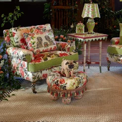 Clearance MacKenzie-Childs Really Rosy Accent Table