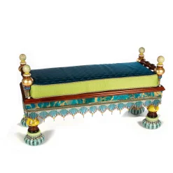 Online MacKenzie-Childs Ridiculous Peacock Bench