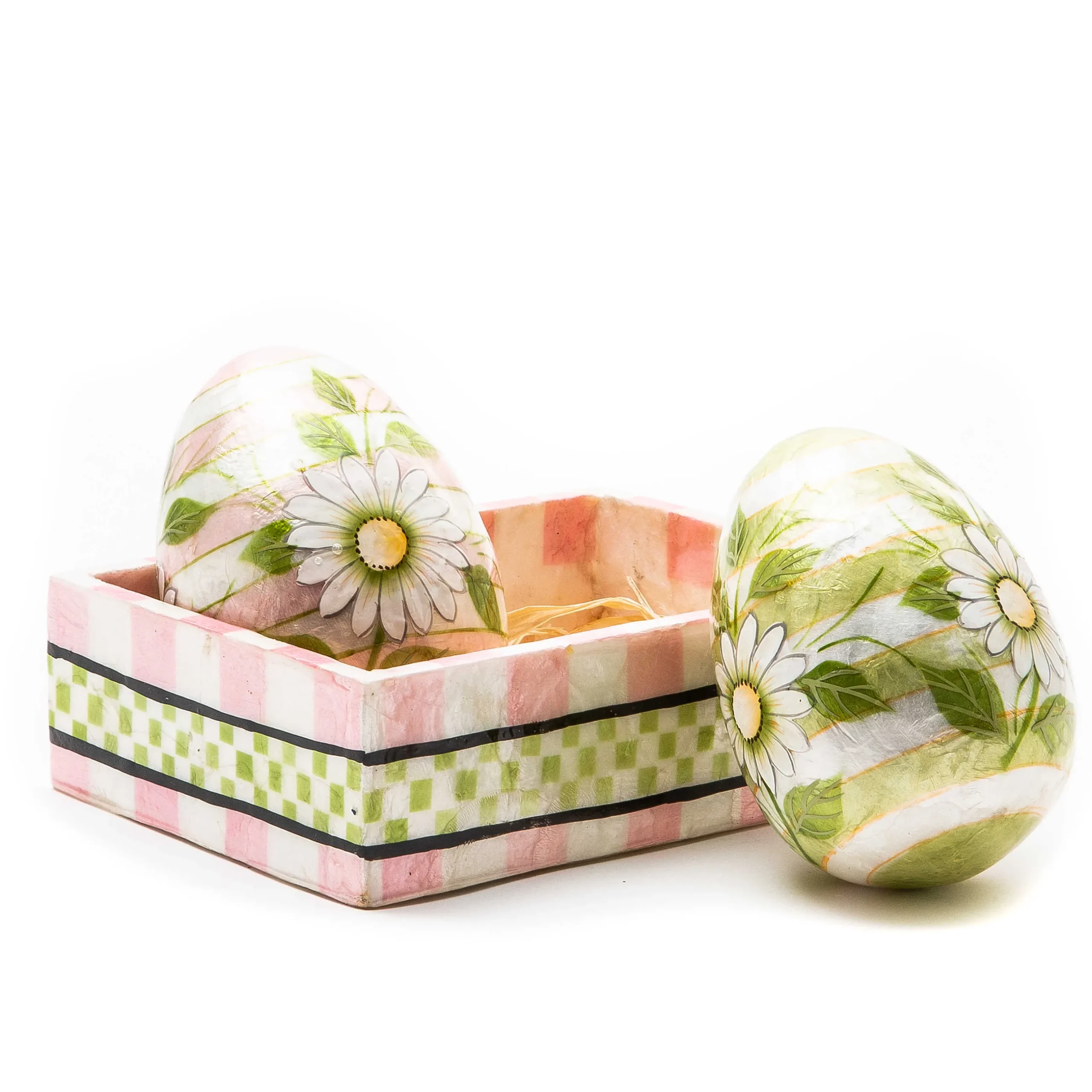 Online MacKenzie-Childs Rose Garden Daisy Egg Tray