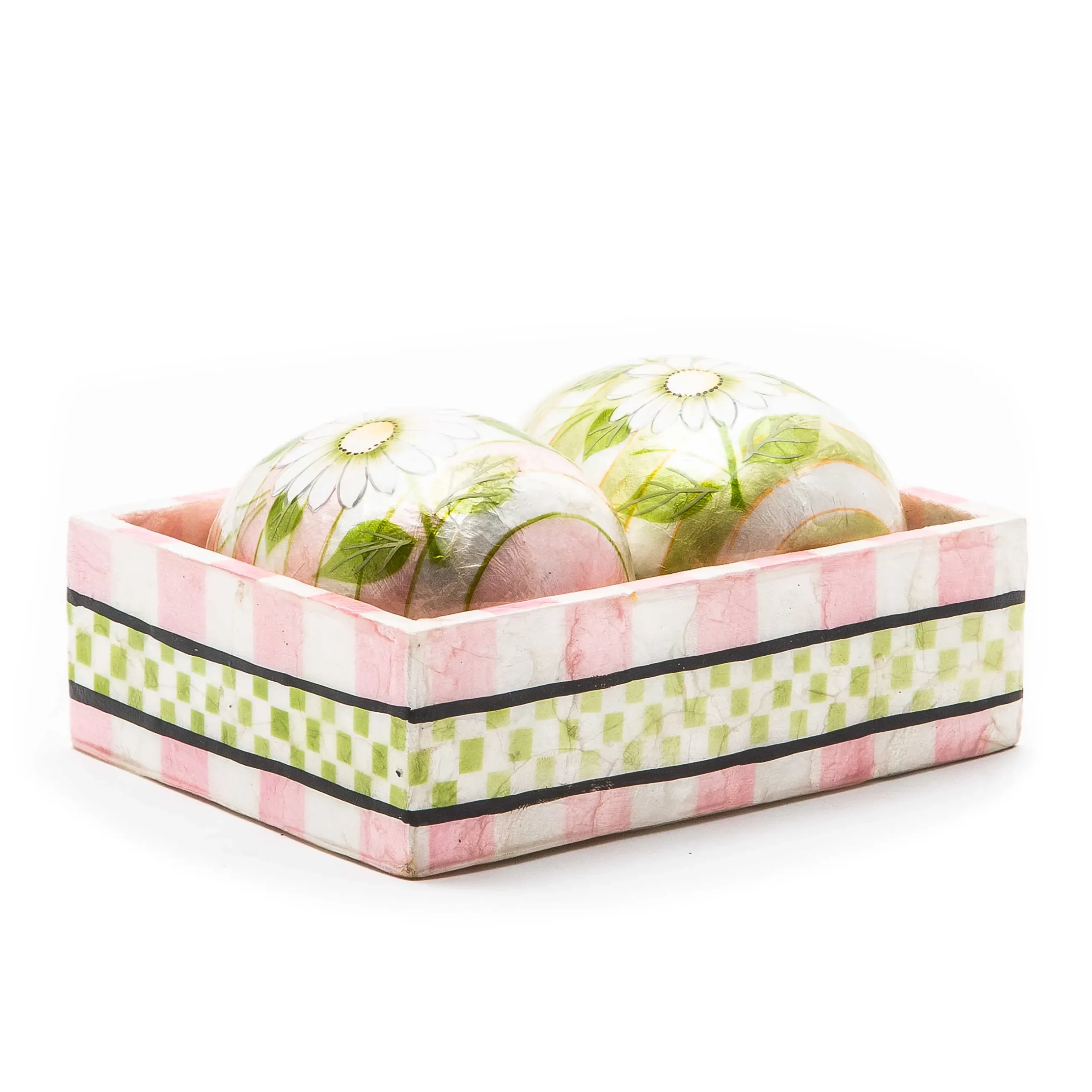 Online MacKenzie-Childs Rose Garden Daisy Egg Tray