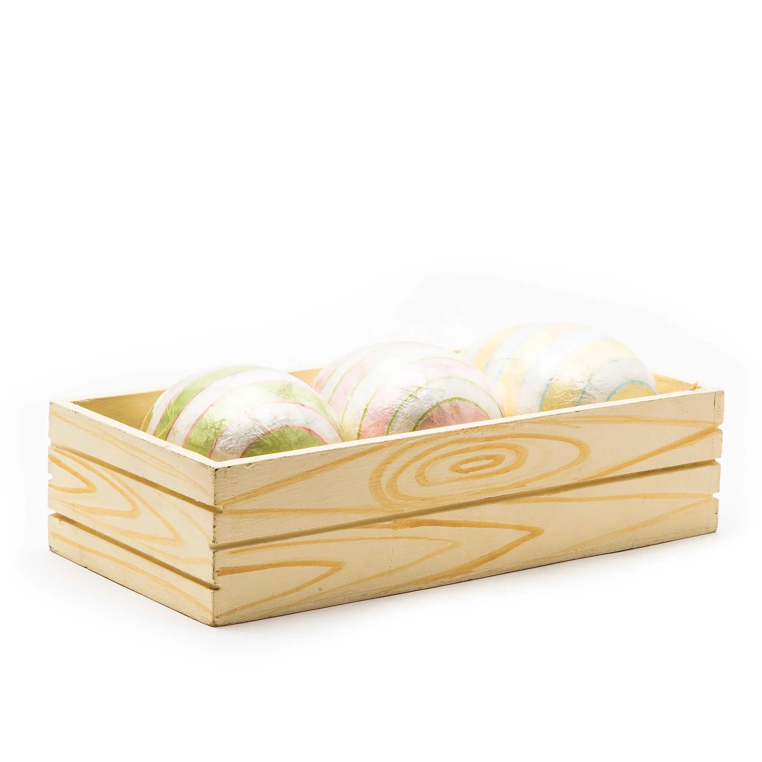 Online MacKenzie-Childs Rose Garden Stripe Eggs - Set Of 3