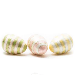 Online MacKenzie-Childs Rose Garden Stripe Eggs - Set Of 3
