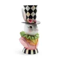 Hot MacKenzie-Childs Rose Rabbit Planter