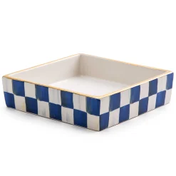 Discount MacKenzie-Childs Royal Check Cocktail Napkin Holder