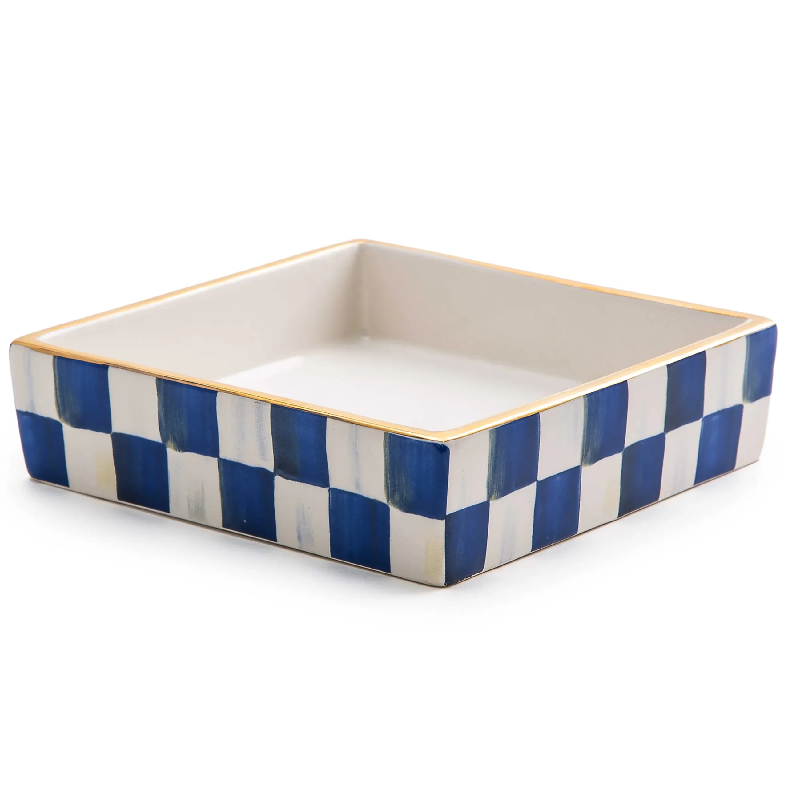 Discount MacKenzie-Childs Royal Check Cocktail Napkin Holder