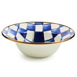 Online MacKenzie-Childs Royal Check Enamel Breakfast Bowl