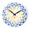 Hot MacKenzie-Childs Royal Check Enamel Clock