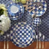 MacKenzie-Childs Royal Check Enamel Dinner Plate