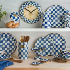 Sale MacKenzie-Childs Royal Check Enamel Everyday Bowl