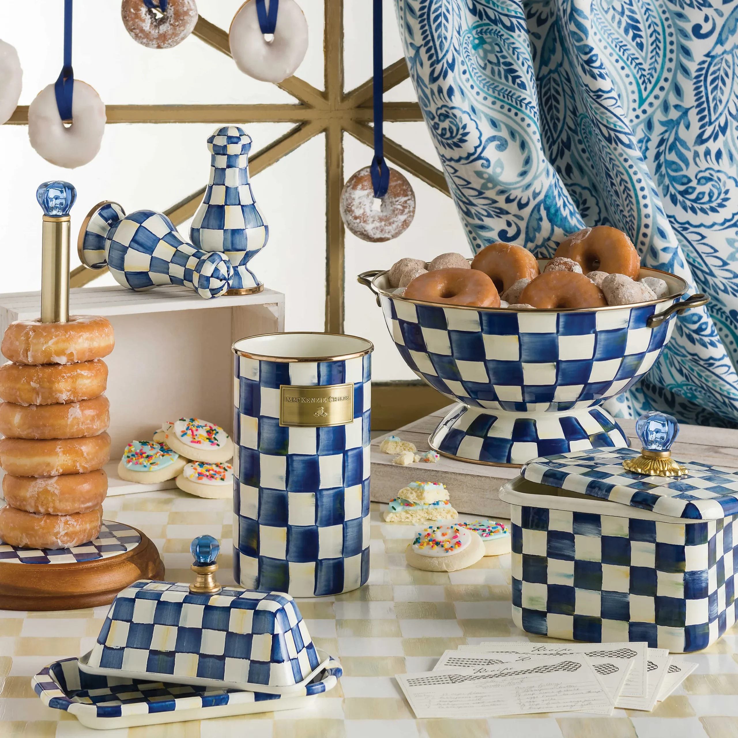 Best MacKenzie-Childs Royal Check Enamel Everything Bowl