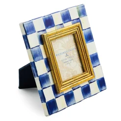 Discount MacKenzie-Childs Royal Check Enamel Frame - 2.5" X 3"