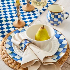 Sale MacKenzie-Childs Royal Check Enamel Mug