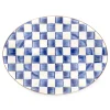 Clearance MacKenzie-Childs Royal Check Enamel Oval Platter - Medium