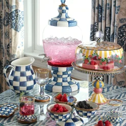 Online MacKenzie-Childs Royal Check Enamel Triplicity