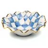 New MacKenzie-Childs Royal Check Fluted Breakfast Bowl