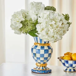 Sale MacKenzie-Childs Royal Check Great Vase