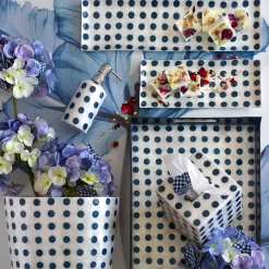 Sale MacKenzie-Childs Royal Check Hydrangea - Blue