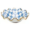 Online MacKenzie-Childs Royal Check Medium Fluted Serving Bowl