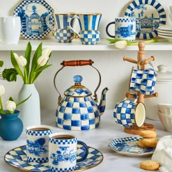 MacKenzie-Childs Royal Check Mug