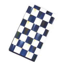 Clearance MacKenzie-Childs Royal Check Paper Napkins - Guest