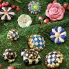 MacKenzie-Childs Royal Check Round Knob