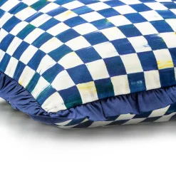Outlet MacKenzie-Childs Royal Check Ruffled Square Pillow