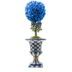 Discount MacKenzie-Childs Royal Check Topiary Drop In - Large
