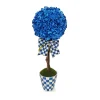 Outlet MacKenzie-Childs Royal Check Topiary Drop In - Small