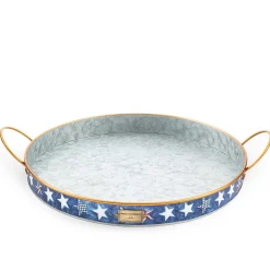 Best MacKenzie-Childs Royal Star Serving Trays - Set Of 2