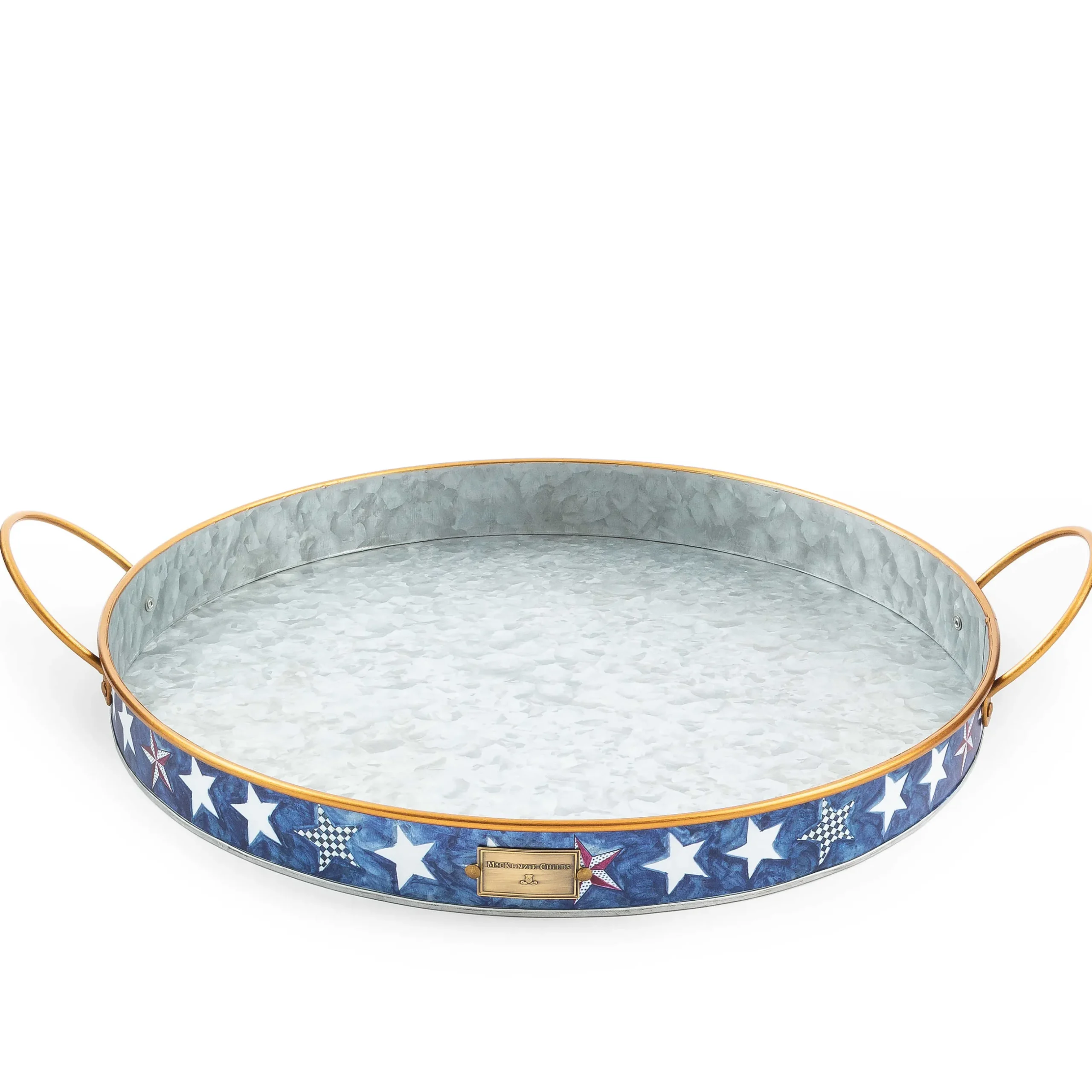 Best MacKenzie-Childs Royal Star Serving Trays - Set Of 2