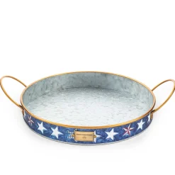 Best MacKenzie-Childs Royal Star Serving Trays - Set Of 2