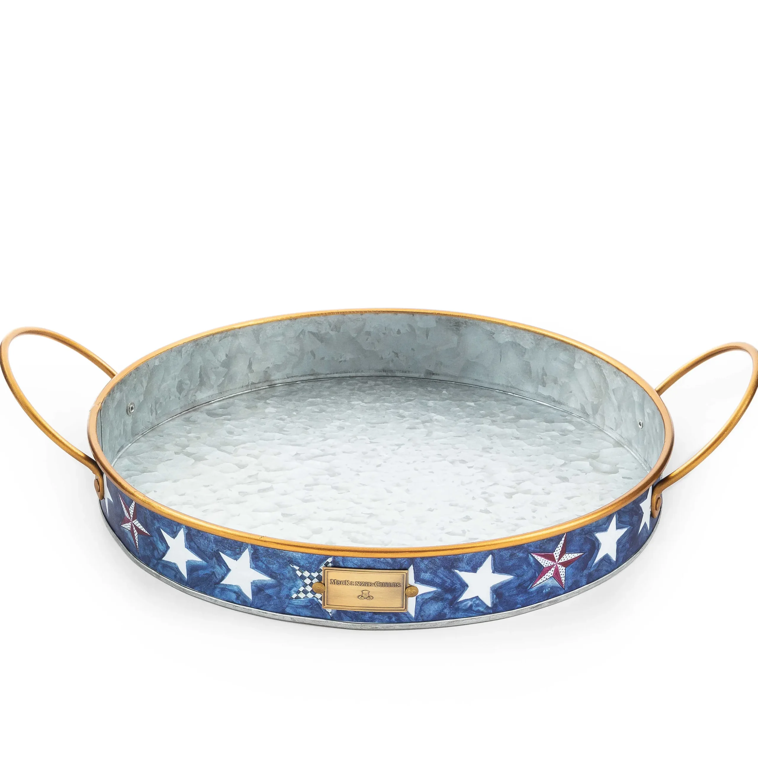 Best MacKenzie-Childs Royal Star Serving Trays - Set Of 2