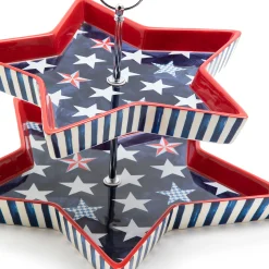 Outlet MacKenzie-Childs Royal Star Tiered Stand